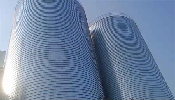 历城2座混凝土高架卷板仓