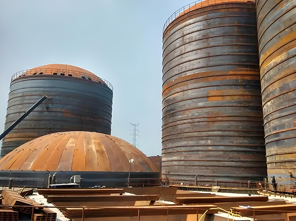 历城焦粉钢板仓